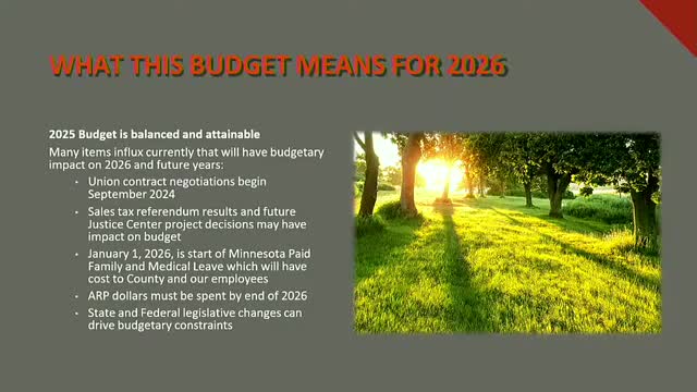 County budget plan reveals significant funding increases for public safety