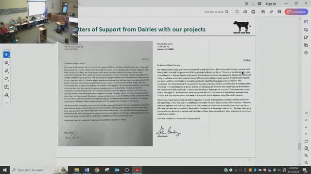 Renewable gas project sparks debate over dairy farming impact