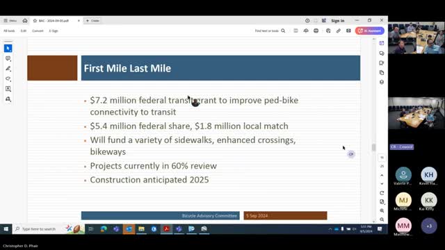 City plans major upgrades for pedestrian and bike safety
