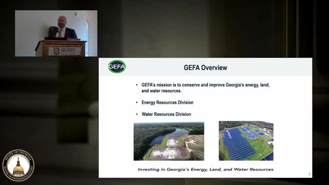 Georgia Secures Billions for Energy and Water Infrastructure Upgrades