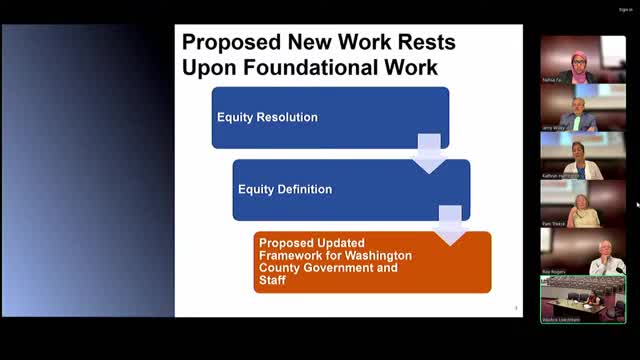County proposes bold framework to enhance equity and inclusion