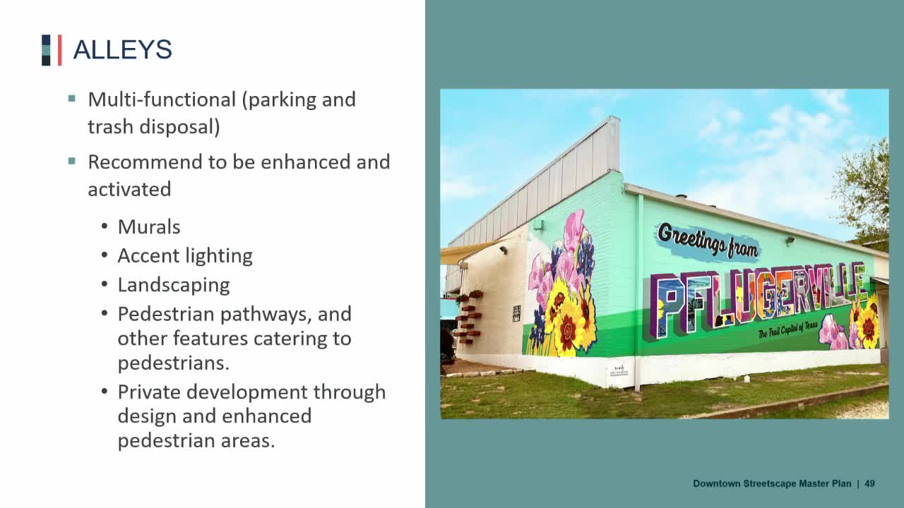 City plans transformative upgrades for downtown alleys