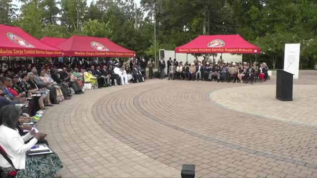 Montford Point Marines honored in historic ceremony
