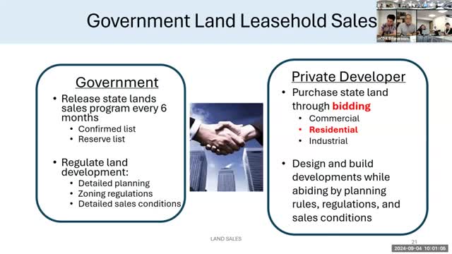 Government launches ambitious land sales program to boost housing