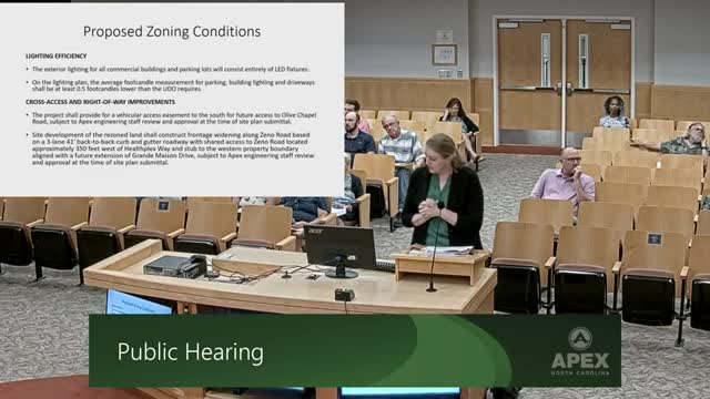 Council debates critical road access for new medical office