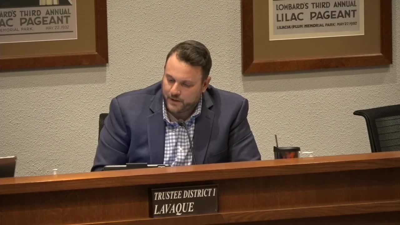 Trustees debate controversial annexation plan for Lombard development