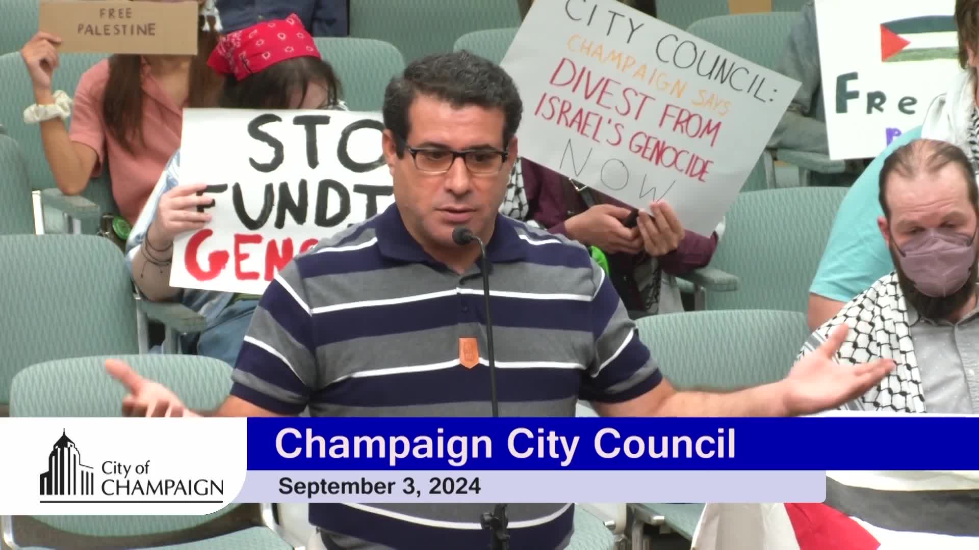 Activists demand city ceasefire and divest from Israel
