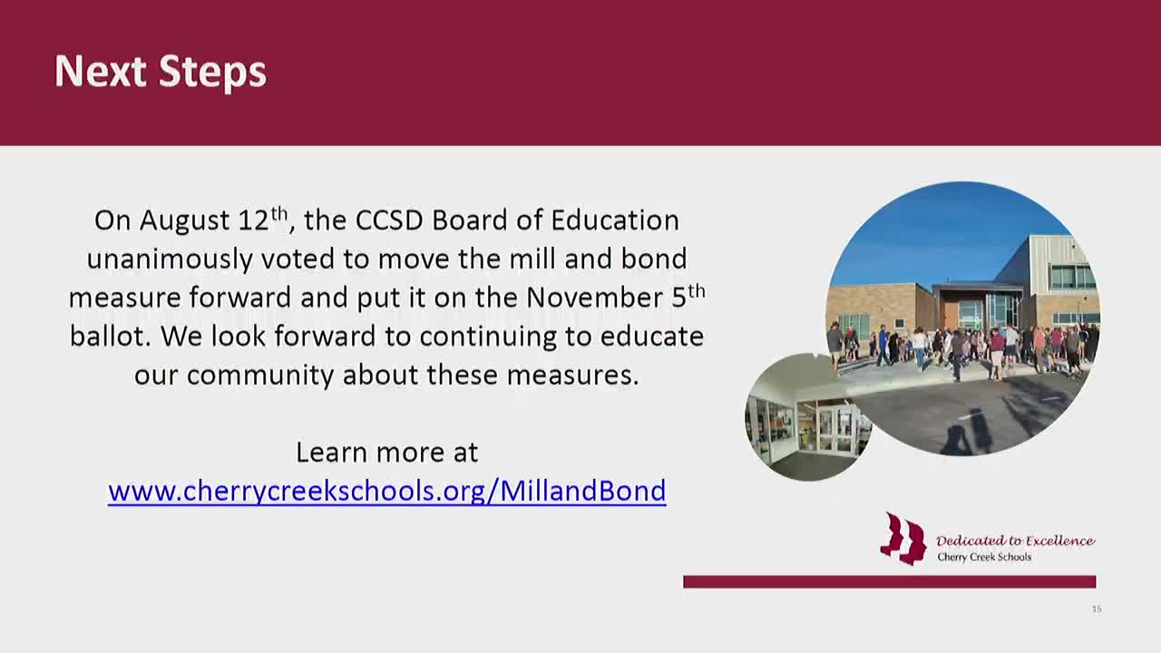 Community rallies for education funding in Cherry Creek