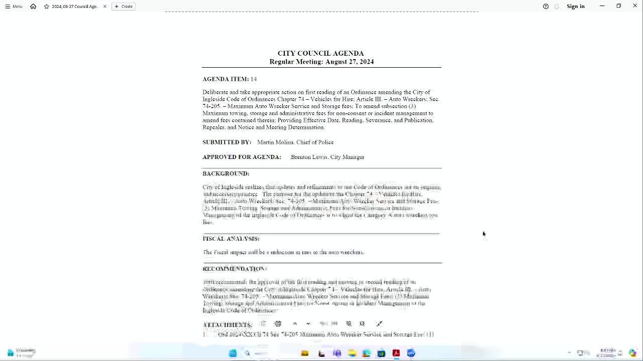 Towing Ordinance Sparks Heated Debate Among Local Business Owners