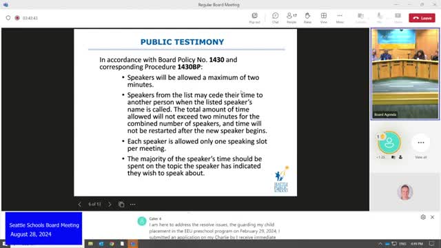 Frustrated parent demands urgent resolution for special education placement