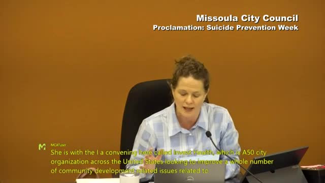 Missoula celebrates progress in suicide prevention efforts