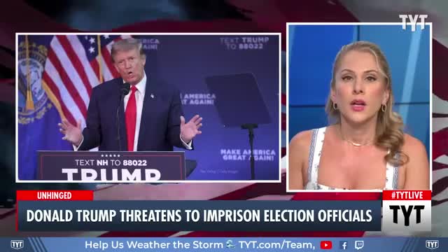 Trump threatens prison for election workers amid fraud claims