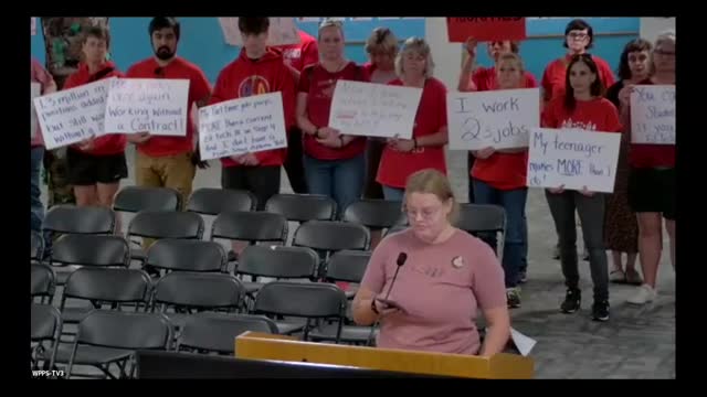 Educators demand living wage to support school mission