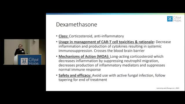 Experts Warn of Risks in Dexamethasone Use for CAR T Therapy