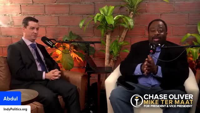 Chase Oliver challenges political duopoly in exclusive interview