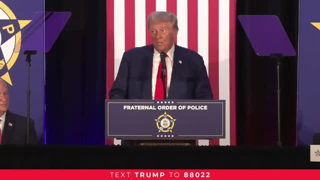 Candidate celebrates police endorsement amid crime crisis