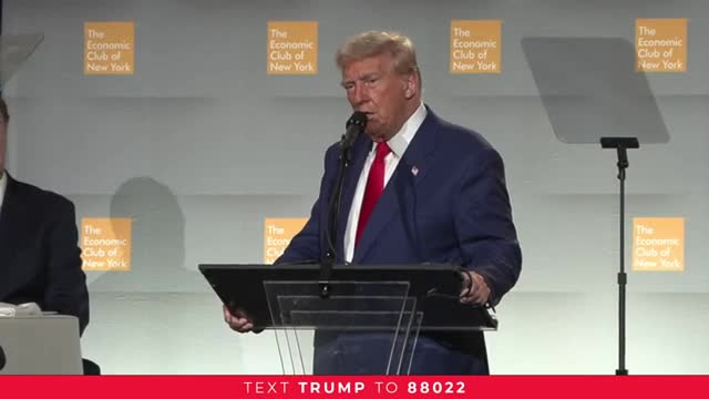Trump vows to end illegal immigration and restore American prosperity
