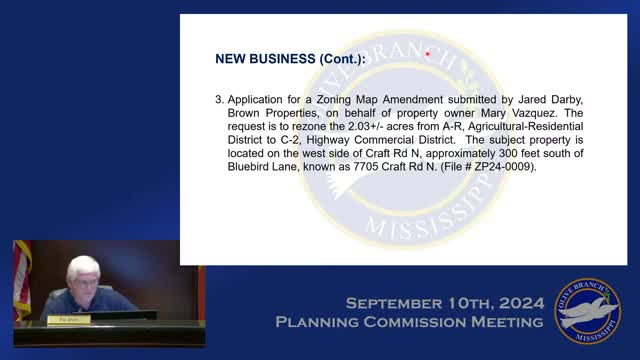 Rezoning proposal sparks debate over commercial development plans