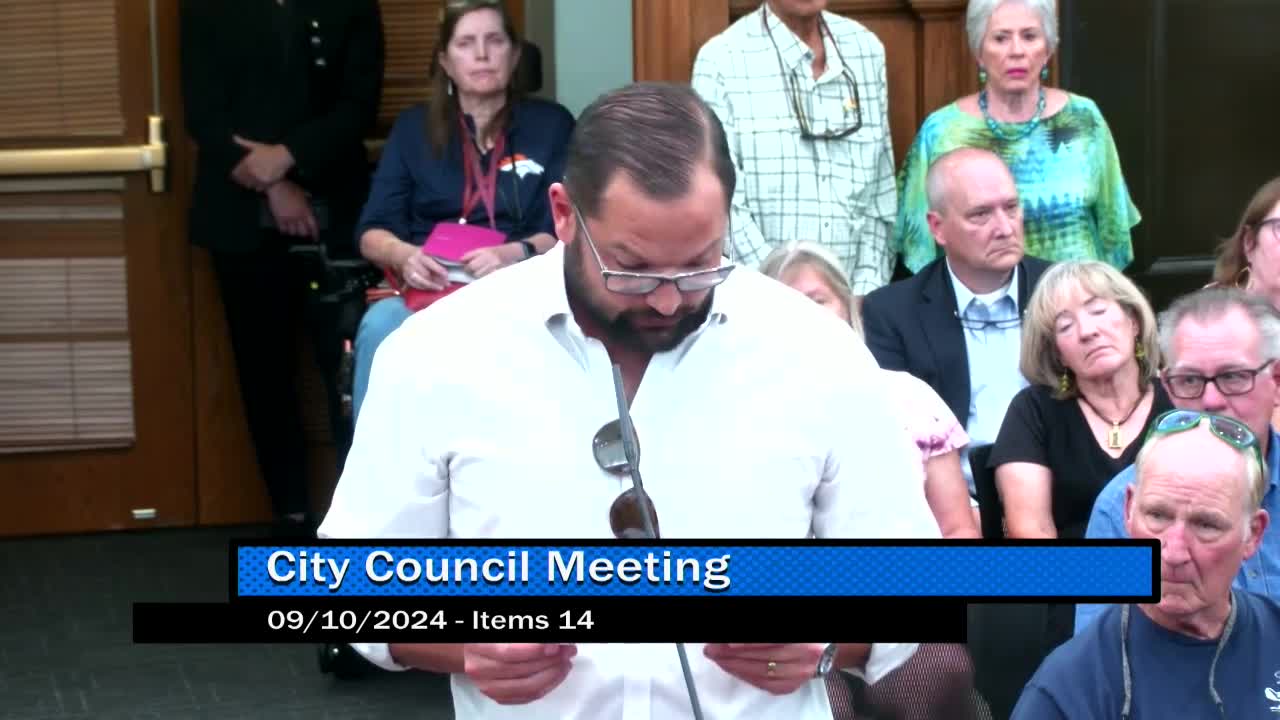 City Council Sparks Debate Over Public Comment Guidelines