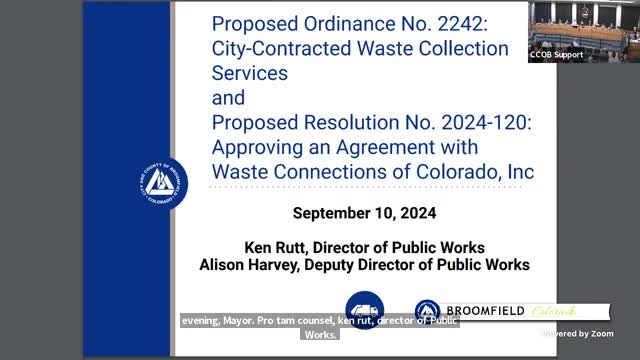 Broomfield moves forward with ambitious waste diversion plan