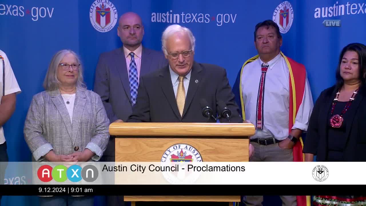Tonkawa tribe honored in historic Austin visit