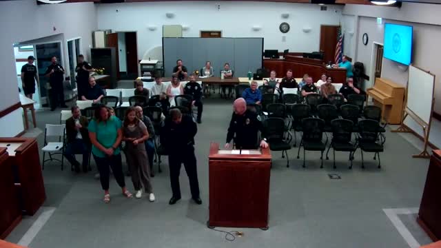 Lieutenant Barnes honored in heartfelt badge-pinning ceremony