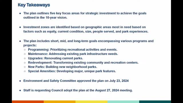 Asheville launches ambitious 10 year parks and recreation plan