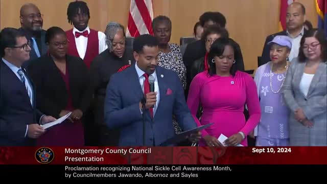 Montgomery County leaders rally for sickle cell awareness and support