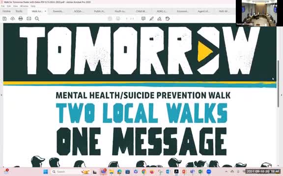 Mental health walk aims to prevent suicide in community