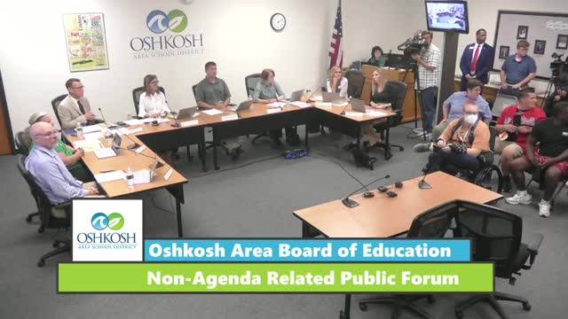 Tensions rise at Oshkosh school board meeting