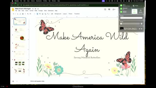 High school student champions habitat for endangered monarch butterflies