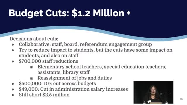 Budget Cuts Force Major Changes in Local School District