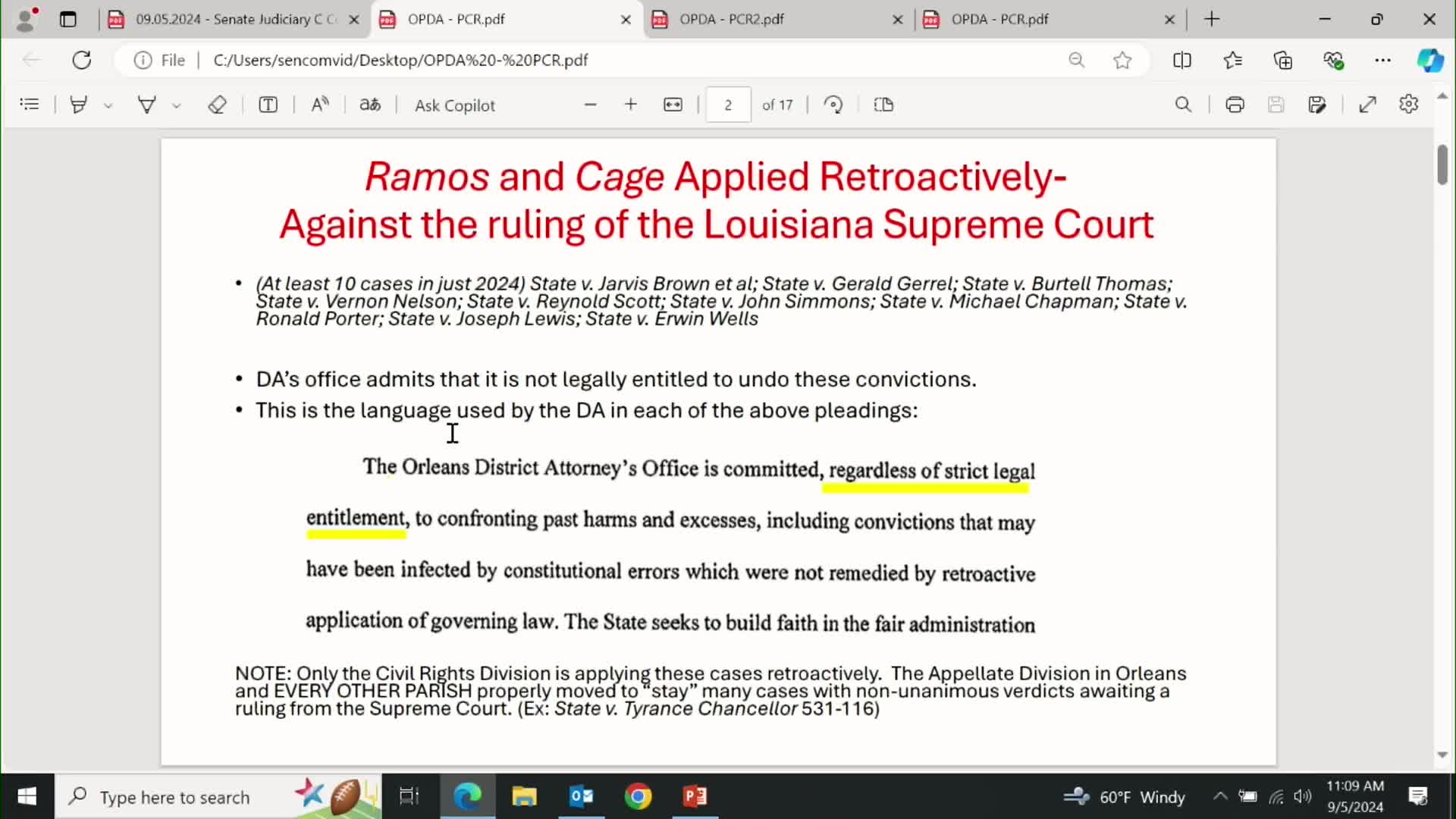 Tensions rise in heated legal debate over DA's authority