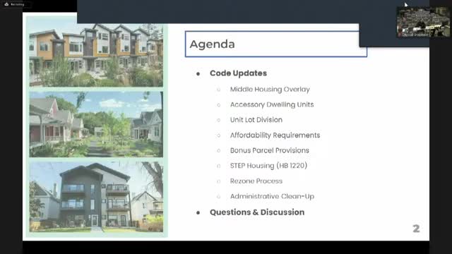 City launches innovative plan for diverse middle housing options