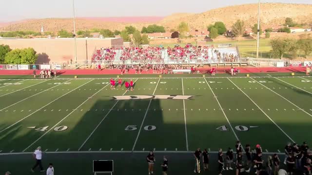 Desert Hills and Crimson Cliffs battle to thrilling halftime tie