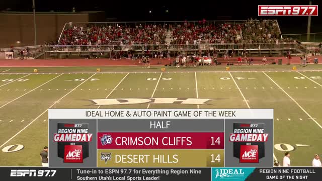 Crimson Cliffs secures victory with late game interceptions