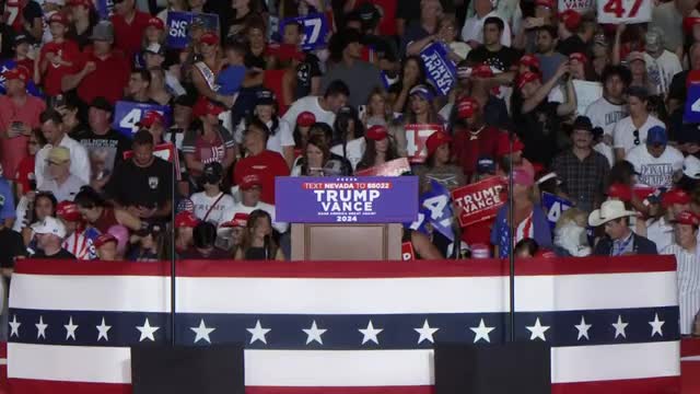 Trump vows to secure elections and defeat Democrats