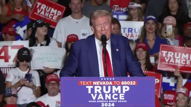Trump declares war on Kamala Harris in fiery speech
