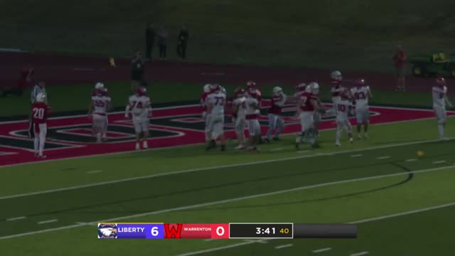 Liberty Eagles soar with thrilling touchdown against Warriors