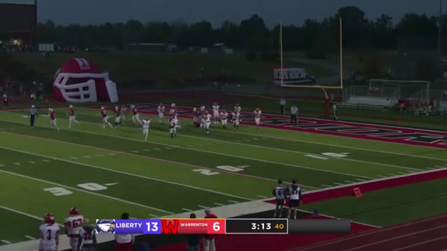 Liberty and Warrenton clash in thrilling football showdown