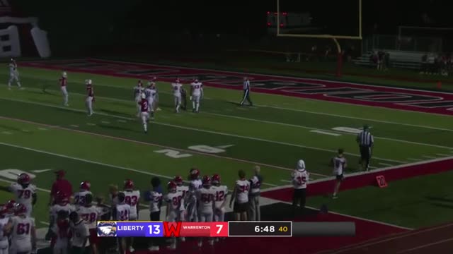 Warriors star running back breaks loose for huge gain