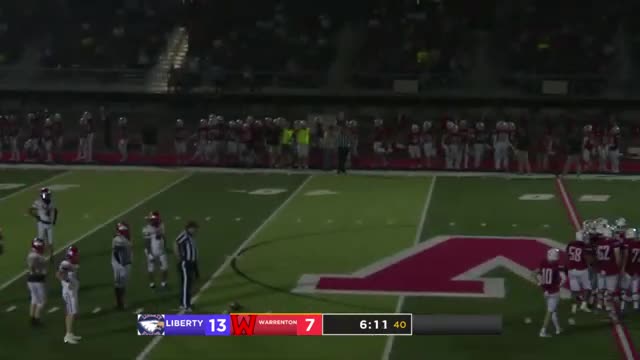 Warriors rally to take lead in thrilling football showdown