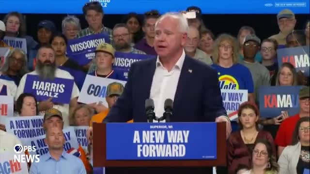 Kamala Harris rallies support for middle class and democracy