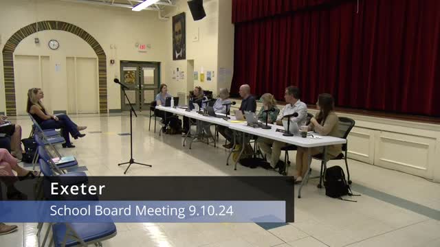 Exeter Schools Kick Off Year with Exciting New Initiatives