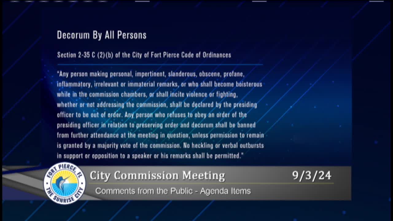 Fort Pierce budget debate highlights police funding crisis