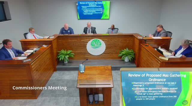 Mass gathering ordinance sparks debate over safety and regulations