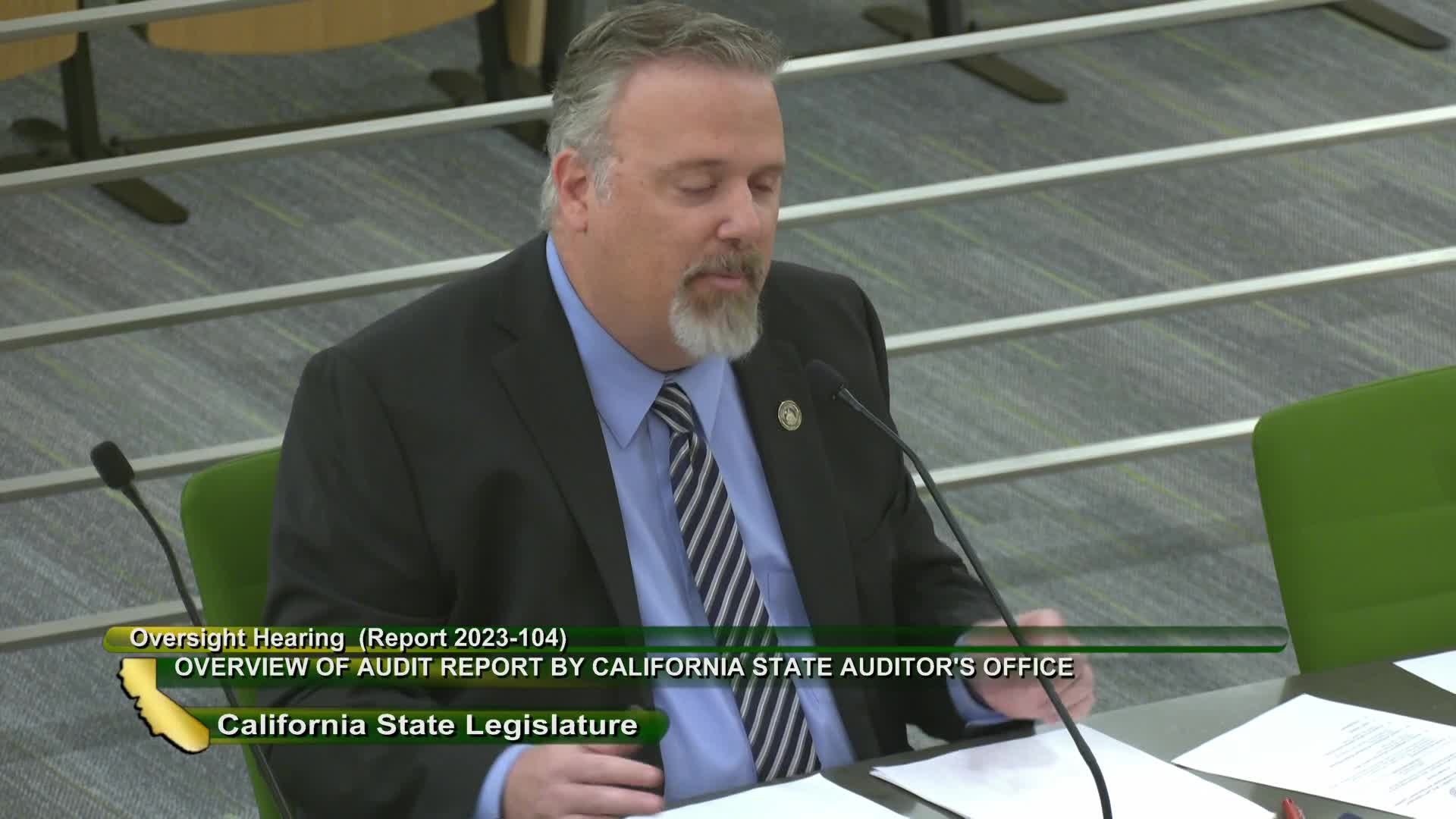 State auditor outlines urgent steps to tackle backlog crisis