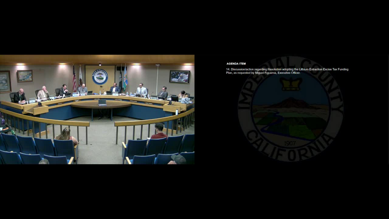 Imperial County pushes forward on ambitious lithium plan