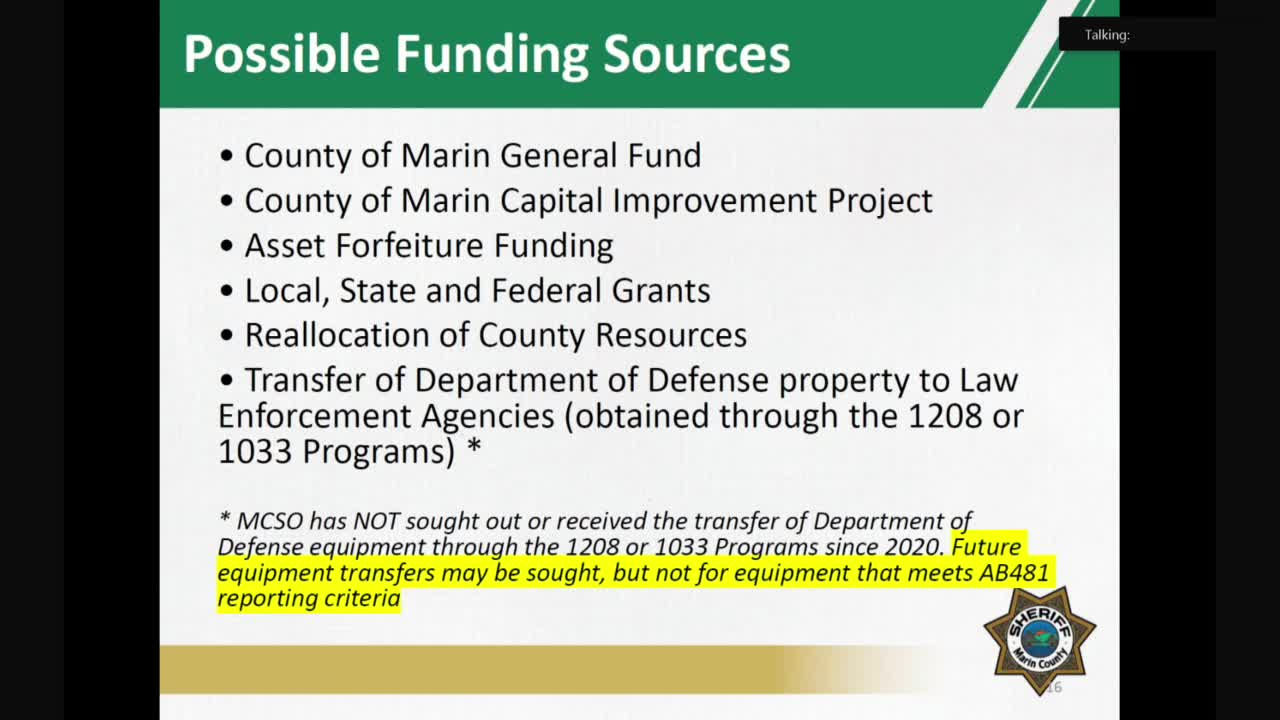 Community demands accountability on military equipment use