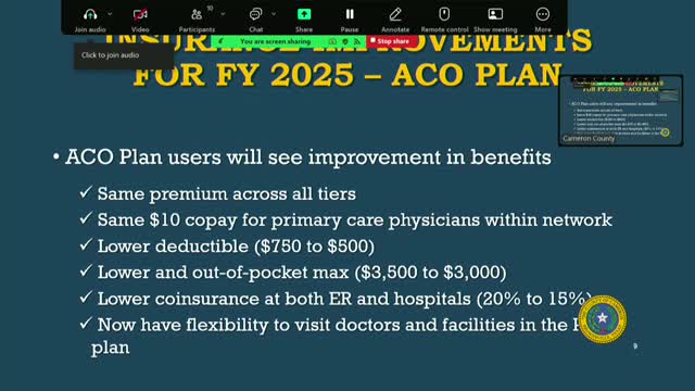 Cameron County unveils groundbreaking health insurance reforms